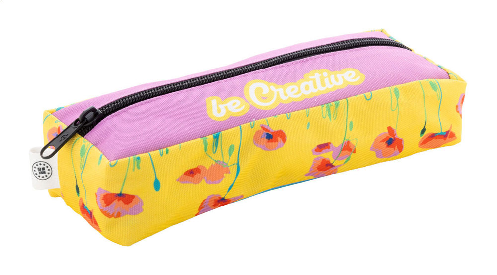 Bloppy - Individuelle RPET Stiftetasche - schwarz