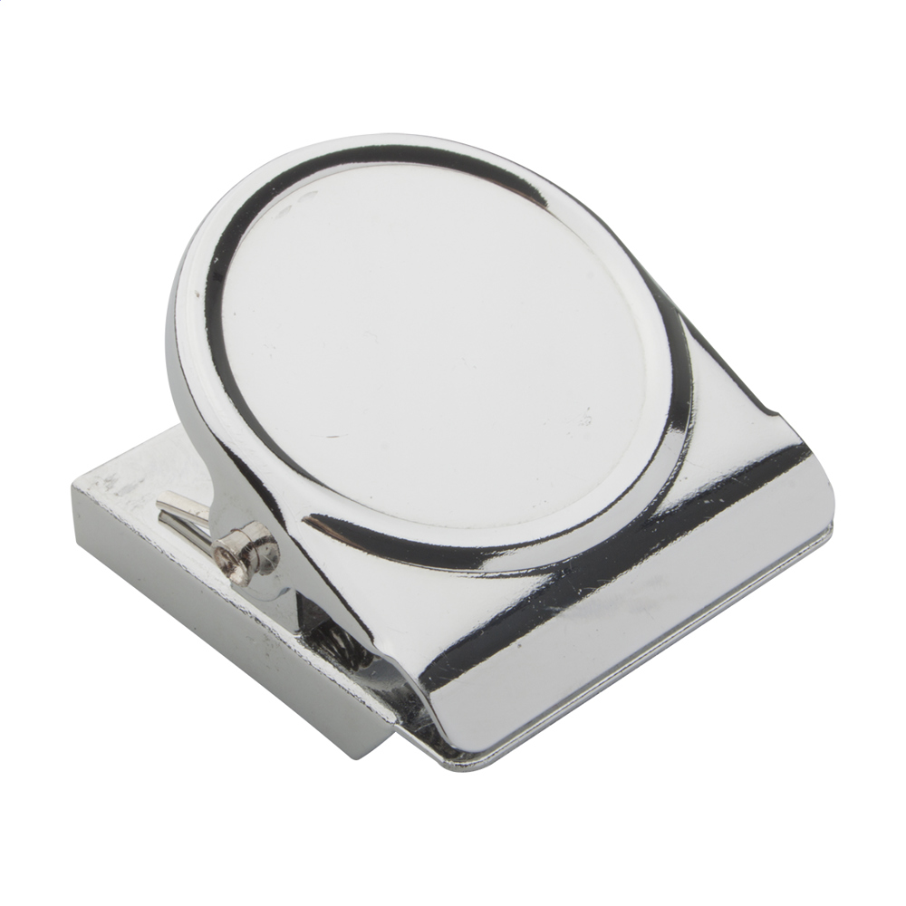 MagNote - Kühlschrankmagnet und Clip - silber